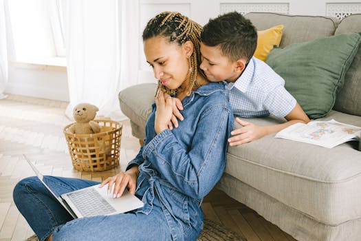 comfortable study setup for kids