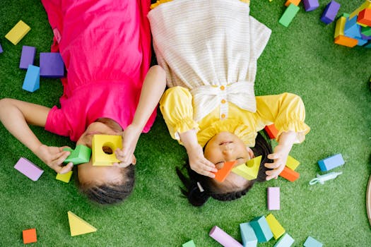kids playing language learning games